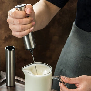 Electric Coffee Blender Milk Frother Handheld Whisk Kitchen Tools - Zambeel