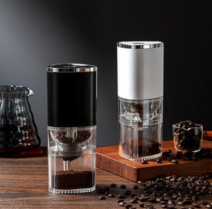 Electric Coffee Grinder Coffee Bean Grinder Cafe Automatic Portable USB Rechargeable Food Crusher For Drip Coffee Kitchen Gadgets - Zambeel