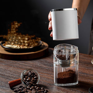 Electric Coffee Grinder Coffee Bean Grinder Cafe Automatic Portable USB Rechargeable Food Crusher For Drip Coffee Kitchen Gadgets - Zambeel