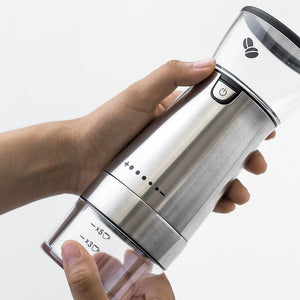 Electric Coffee Grinder Stainless Steel Adjustable Hand Grinder Coffee Machine Coffee Bean Burr Grinders Mill Kitchen Tool - Zambeel