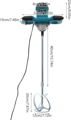 Electric Concrete Mixer - Zambeel