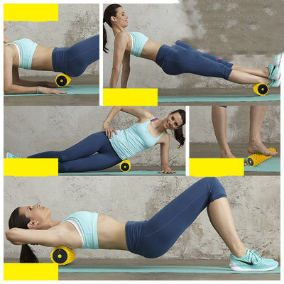 Electric Foam Roller Muscle Relaxation Fitness Yoga Column - Zambeel