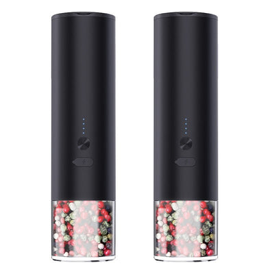 Electric Food Corn Soybean Salt And Pepper Grinder Mill Machine Rechargeable Electric Pepper And Salt Grinder Set With LED Kitchen Gadgets - Zambeel
