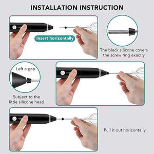 Electric Milk Frother with Dual Whisks - Zambeel