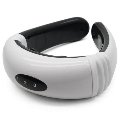Electric neck massager with far infrared thermal pain relief tool for health care, for health care intelligent neck and back massager - Zambeel