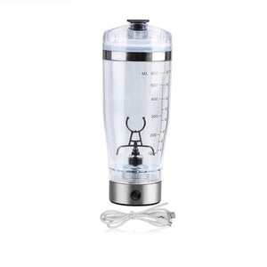 Electric Protein Shake Stirrer USB Shake Bottle Milk Coffee Blender Kettle Sports And Fitness Charging Electric Shaker Cup - Zambeel