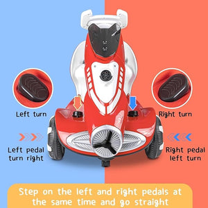 Electric Ride - On Scooter for Kids with Bubble Blower © - Zambeel