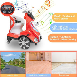 Electric Ride - On Scooter for Kids with Bubble Blower © - Zambeel