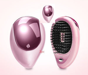 Electric Sound Wave Vibration Magnetic Massage Comb Portable Negative Ion Hair Comb - Zambeel