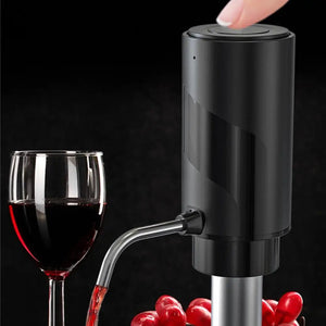 Electric Wine Aerator And Decanter Pump Dispenser Gift One Touch Operating Easy To Use Wine Decanter Kitchen Gadgets - Zambeel