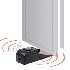 Electronic Burglar Alarm Intelligent Home Security Wedge Door Stop Alarm System Device Hotel Intruder Alert Detection - Zambeel