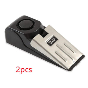 Electronic Burglar Alarm Intelligent Home Security Wedge Door Stop Alarm System Device Hotel Intruder Alert Detection - Zambeel