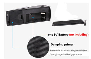 Electronic Burglar Alarm Intelligent Home Security Wedge Door Stop Alarm System Device Hotel Intruder Alert Detection - Zambeel