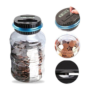 Electronic Digital Counting Coin Money Saving Box - Zambeel