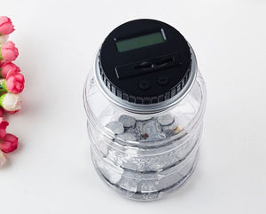 Electronic Digital Counting Coin Money Saving Box - Zambeel
