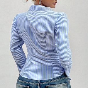 Elegant Figure - flattering Blouse Cardigan Shirt - Zambeel