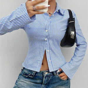 Elegant Figure - flattering Blouse Cardigan Shirt - Zambeel