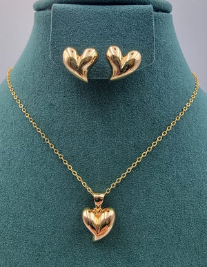 Elegant Gold - Toned Necklace & Earring Sets - Zambeel