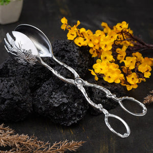 Elegant Stainless Steel Serving Tongs - Zambeel