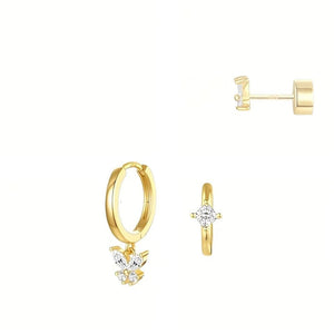 Elegant Versatile And Stylish Butterfly Stud Earrings For Women - Zambeel