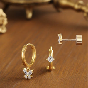 Elegant Versatile And Stylish Butterfly Stud Earrings For Women - Zambeel