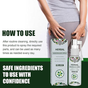 Ellehoe - Herbal Hemorrhoids Spray - Zambeel