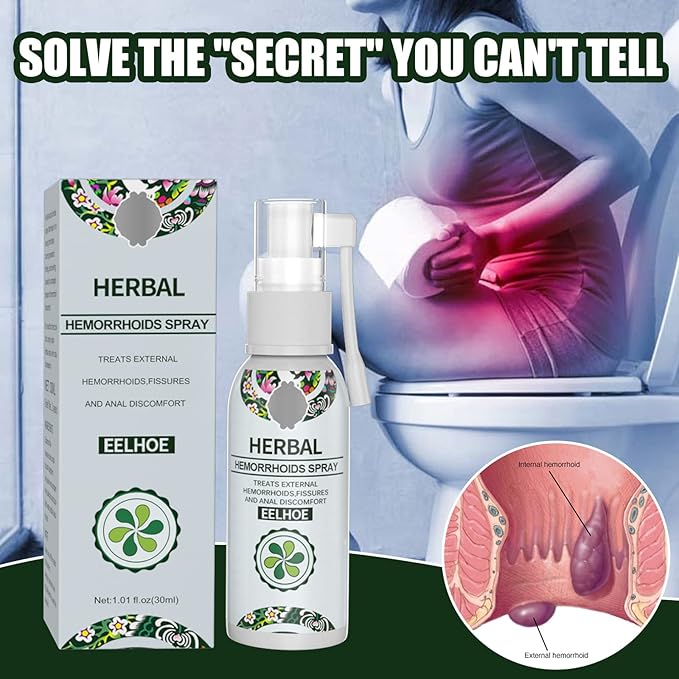 Ellehoe - Herbal Hemorrhoids Spray - Zambeel