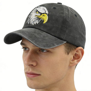 Embroidered Bald Eagle Head Hats - Zambeel