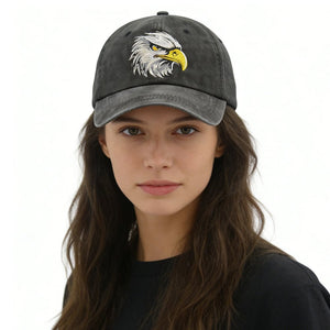 Embroidered Bald Eagle Head Hats - Zambeel