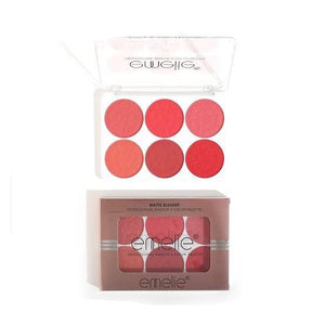 Emelie Cosmetics - Matte Blusher 6 Color Pallete - Zambeel