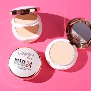 Emelie Paris - Matte Maker 24 Compact Powder - Zambeel