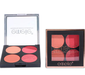 Emelie - Professional Make - up 4 Color Palettea - Zambeel