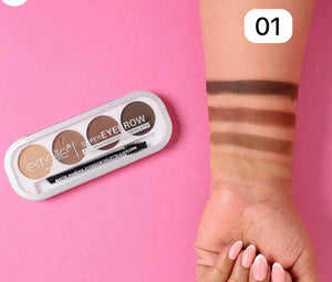 Emelie - Super Eyebrown 4 - Color Ultimate Eyebrow Palette - Zambeel