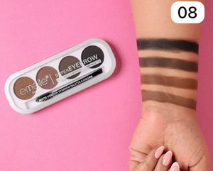 Emelie - Super Eyebrown 4 - Color Ultimate Eyebrow Palette - Zambeel