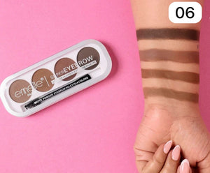 Emelie - Super Eyebrown 4 - Color Ultimate Eyebrow Palette - Zambeel