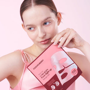 Eqqual Berry - Bouncy Day Collagen Glow Up Hydrogel Mask - Zambeel