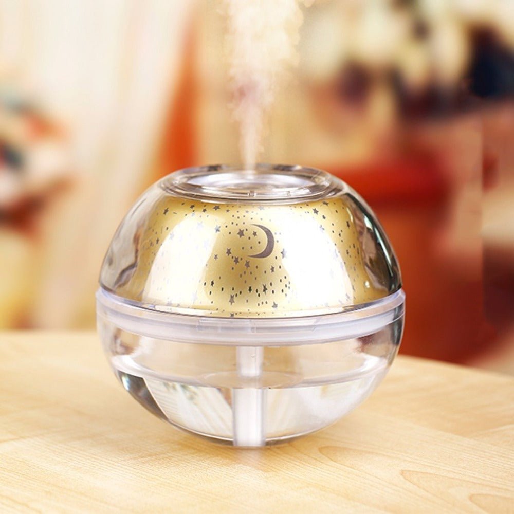 Essential Oil Diffuser LED Projector Light Crystal Night Lamp - Zambeel