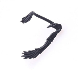 European And American Goths Sweet Cool Vintage Crow Earrings - Zambeel
