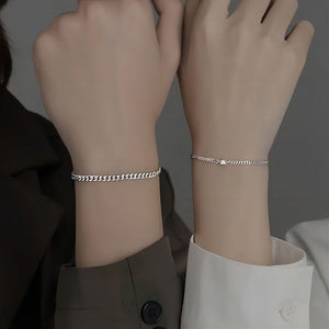 European And American Ins Special - interest Design High - grade Bracelet Suit Stainless Steel - Zambeel