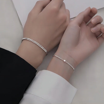 European And American Ins Special - interest Design High - grade Bracelet Suit Stainless Steel - Zambeel