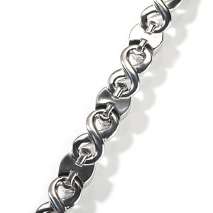 Exaggerated 15mm Zircon Infinity Eyes 8 - Shape Cuban Necklace - Zambeel
