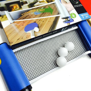 Expandable Retractable Table Tennis Net & Paddle Set - Zambeel