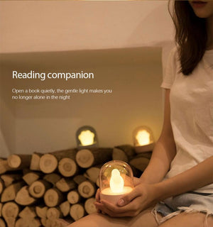 Exquisite Night Light Cat Paw Light USB Charging Music Box Warm Musical Lamp Cats Paw Lamp For Kids Children Gift Desktop Decor - Zambeel
