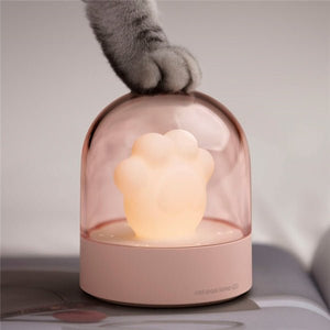 Exquisite Night Light Cat Paw Light USB Charging Music Box Warm Musical Lamp Cats Paw Lamp For Kids Children Gift Desktop Decor - Zambeel