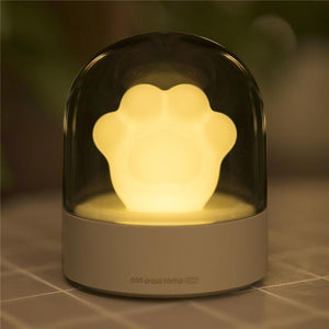 Exquisite Night Light Cat Paw Light USB Charging Music Box Warm Musical Lamp Cats Paw Lamp For Kids Children Gift Desktop Decor - Zambeel