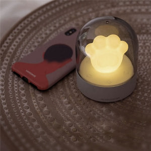 Exquisite Night Light Cat Paw Light USB Charging Music Box Warm Musical Lamp Cats Paw Lamp For Kids Children Gift Desktop Decor - Zambeel