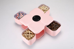 Exquisite Smart Candy Box White Dried Fruit Box Separated Smart Candy Box - Zambeel