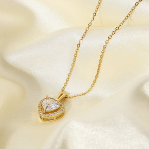 Exquisite Women's Wedding Jewelry Stainless Steel Gold - Zambeel