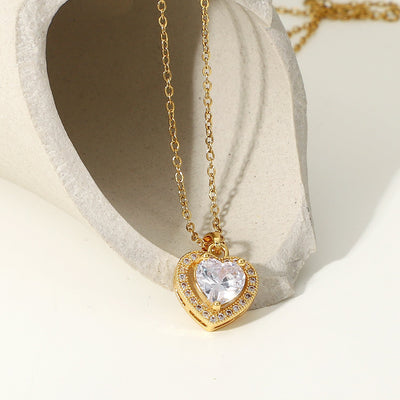 Exquisite Women's Wedding Jewelry Stainless Steel Gold - Zambeel