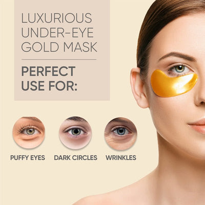 Eye Bag Removal Wrinkle Lifting And Tightening 24K Gold Eye Mask Patch - Zambeel